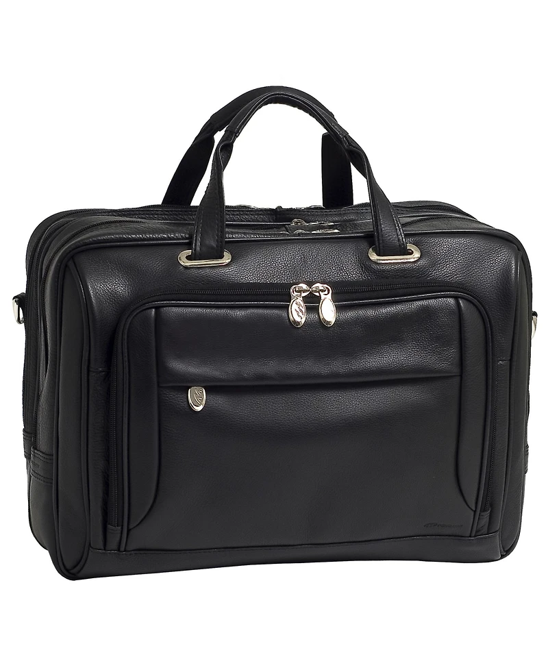 Mcklein West Loop Expandable Double Compartment Briefcase