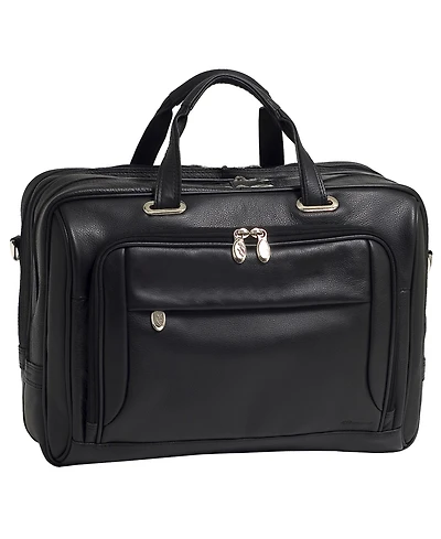 Mcklein West Loop Expandable Double Compartment Briefcase