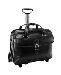 McKlein Siamod Carugetto Patented Detachable -Wheeled Laptop Briefcase