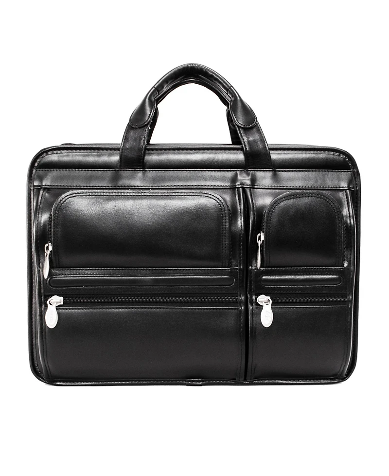 Mcklein Hubbard Double Compartment Laptop Briefcase