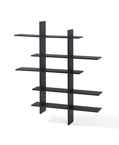 Danya B. Five Level Asymmetric Wall Shelf