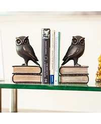 Danya B. Owl on Books Bookend Set