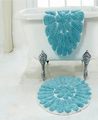 Chesapeake Bursting Flower 2-Pc. Bath Rug Set