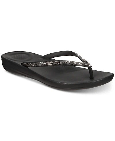 FitFlop Women's Iqushion Sparkle Flip-Flop Sandal