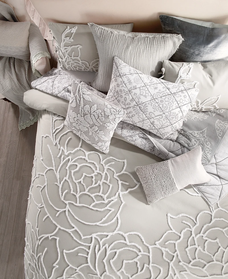 Peri Home Chenille Rose Comforter Set, King