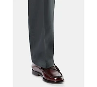 Dockers Men's Signature Lux Cotton Relaxed Fit Pleated Creased Stretch Khaki Pants