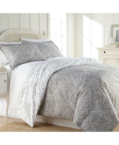 Southshore Fine Linens Winter Brush Reversible Down Alt Comforter Set, Twin/Twin Xl