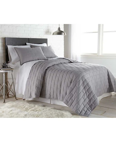 Southshore Fine Linens Brickhouse Farmhouse 3-Pc. Quilt Set, King/California King
