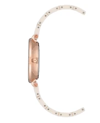 Anne Klein Genuine Mother of Pearl Dial with Cubic Zirconia Crystals Watch