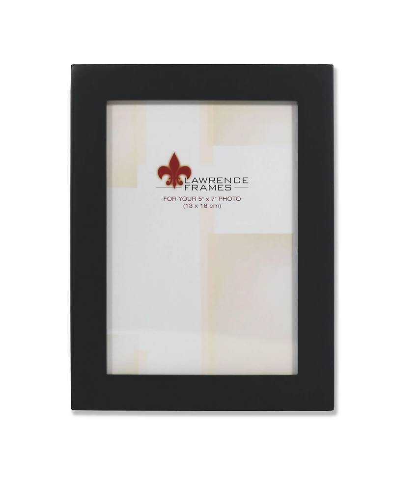 Lawrence Frames Black Wood Picture Frame - 5" x 7"