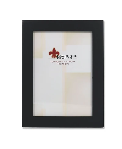 Lawrence Frames Black Wood Picture Frame - 5" x 7"