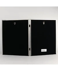 Lawrence Frames Antique Pewter Hinged Double Picture Frame - Bead Border Design - 8" x 10"