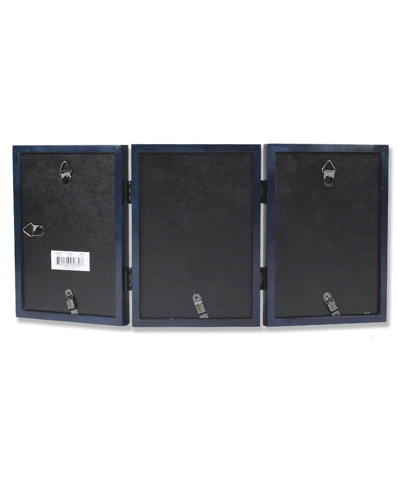 Lawrence Frames Hinged Triple Wood Picture Frame - Gallery Collection