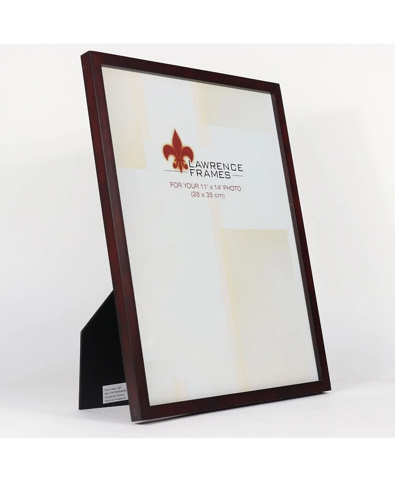 Lawrence Frames 755911 Espresso Wood Picture Frame - 11" x 14"