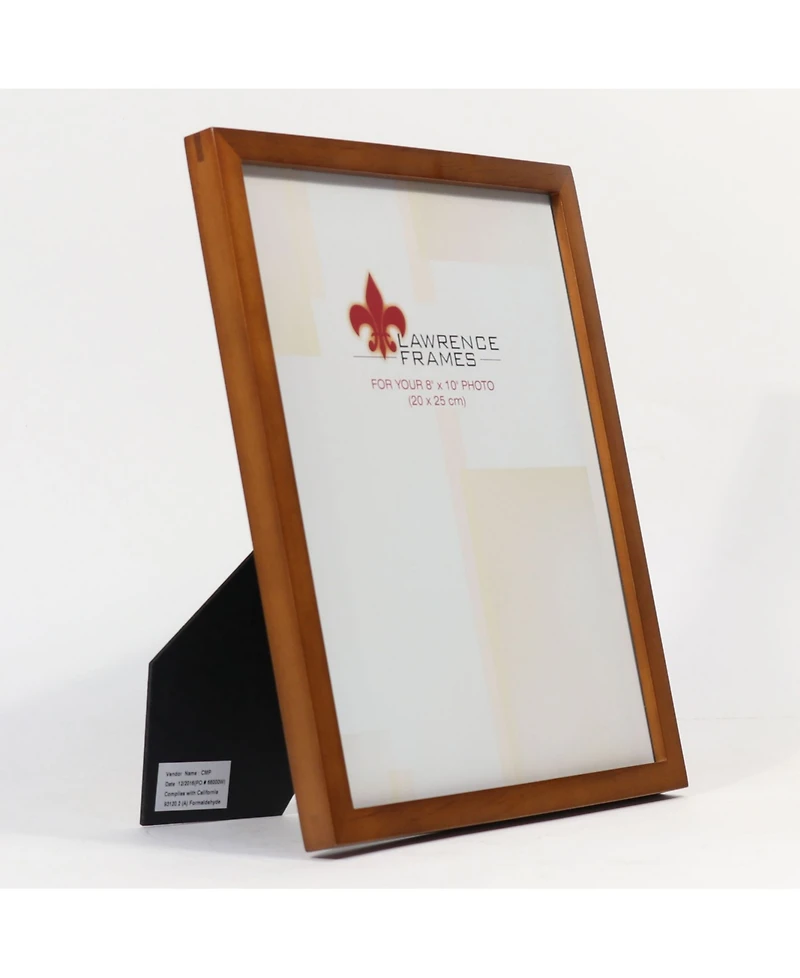 Lawrence Frames 766080 Nutmeg Wood Picture Frame - 8" x 10"