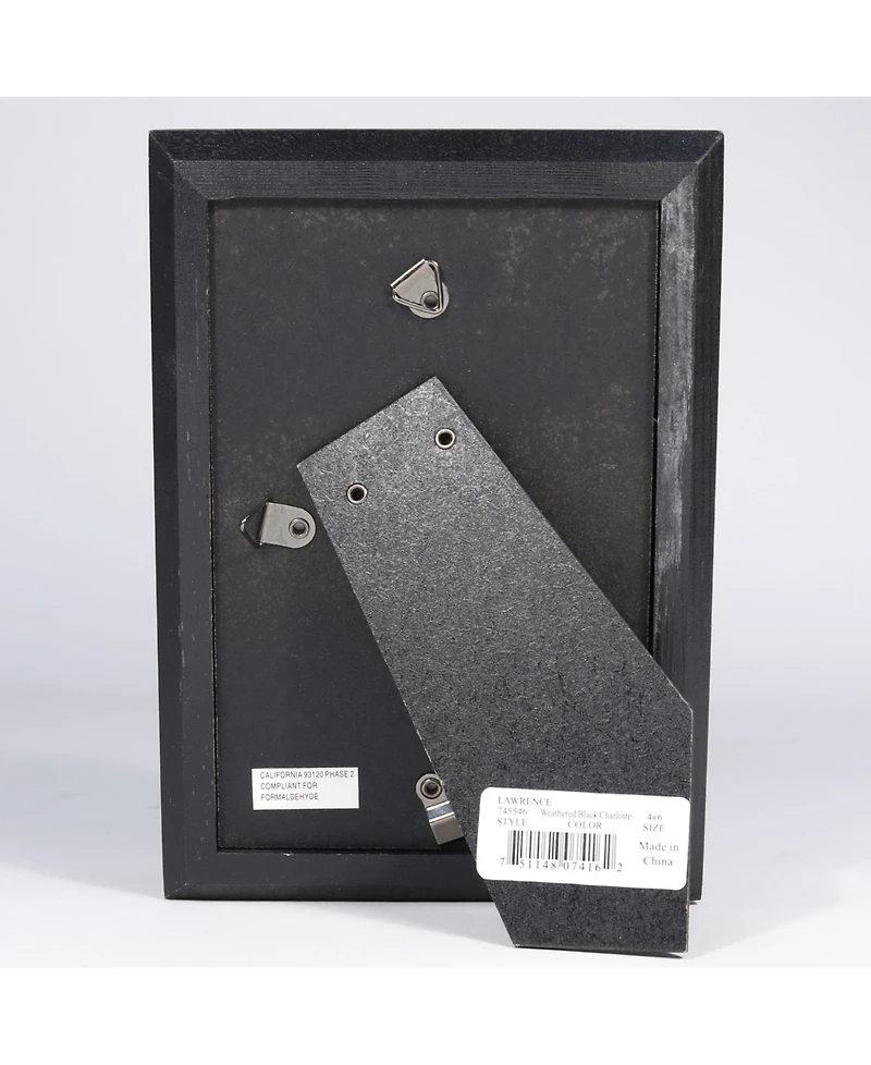 Lawrence Frames Charlotte Weathered Wood Picture Frame