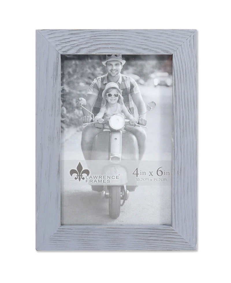 Lawrence Frames Charlotte Weathered Gray Wood Picture Frame