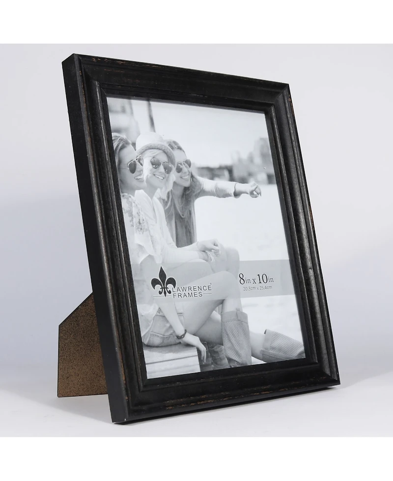 Lawrence Frames Durham Weathered Black Wood Picture Frame - 8" x 10"