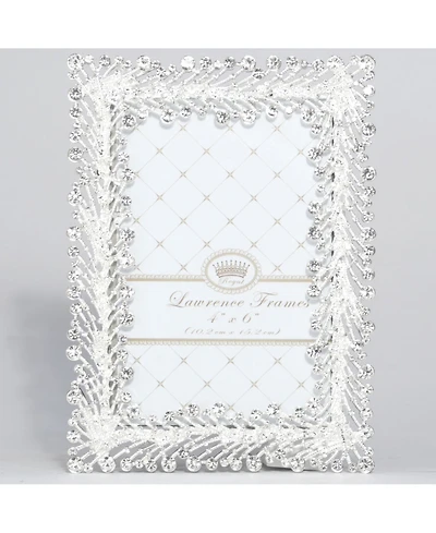 Lawrence Frames Jasmond Silver Metal Frame with Crystal Spray