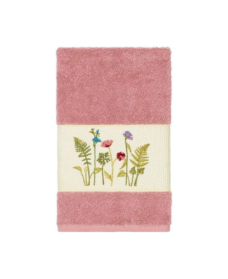 Linum Home Turkish Cotton Serenity Embellished Hand Towel