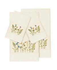 Linum Home Turkish Cotton Serenity -Pc. Embellished Towel Set