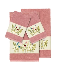 Linum Home Turkish Cotton Serenity -Pc. Embellished Towel Set