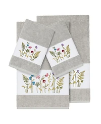 Linum Home Turkish Cotton Serenity -Pc. Embellished Towel Set