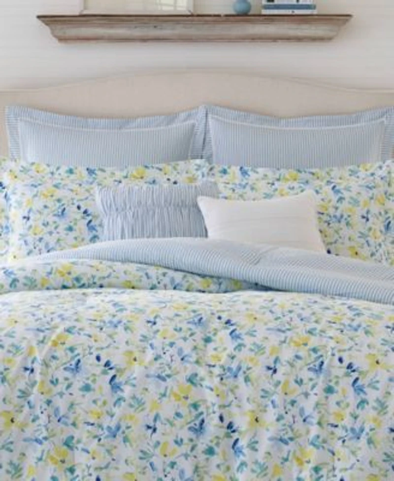 Laura Ashley Nora Reversible Comforter Sets