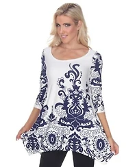 White Mark Womens Yanette Tunic