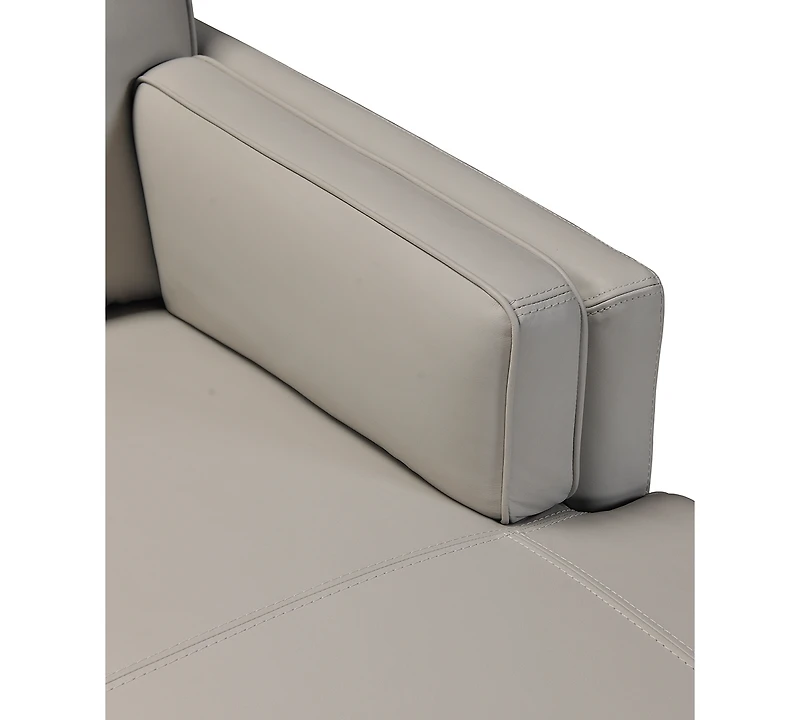 Closeout! Virton 63" Leather Loveseat, Created for Macy's