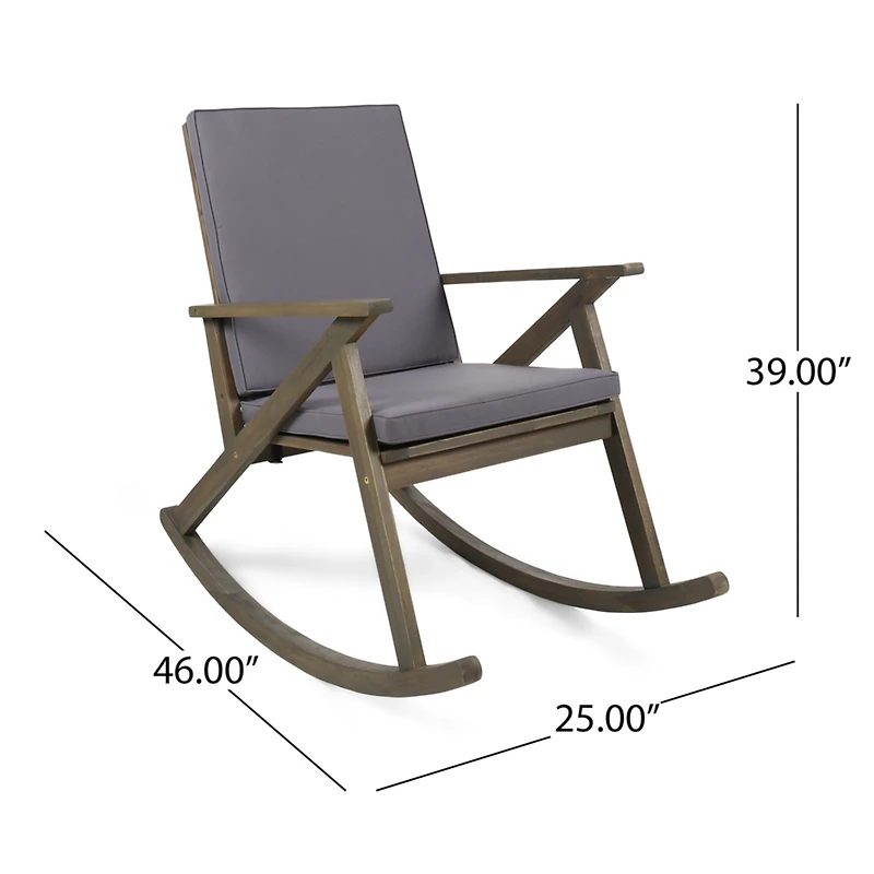 Gus Outdoor Rocking Chair (Set of 2)