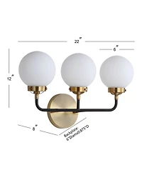 Jonathan Y Caleb 3-Light 22" Wall Sconce