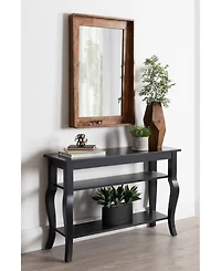 Kate and Laurel Basking Wall Mirror with Shelf