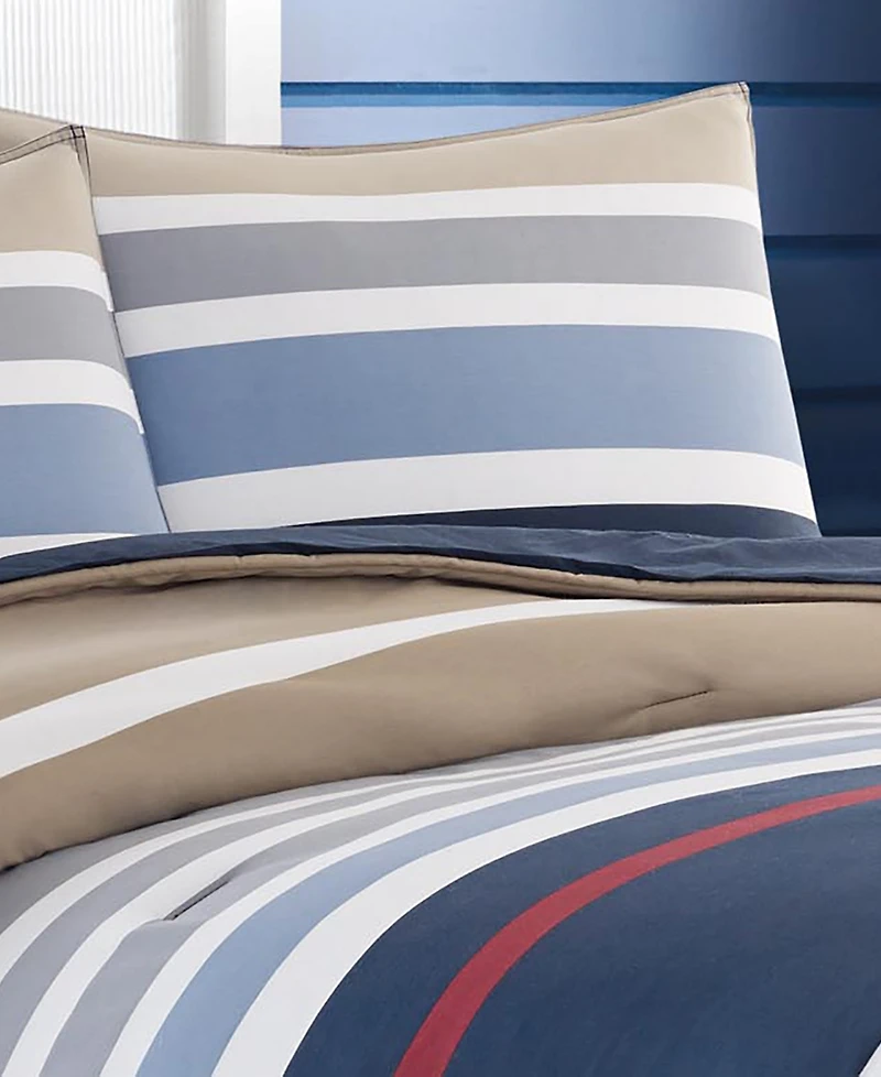 Nautica Bradford Reversible 2-Piece Duvet Cover Set, Twin