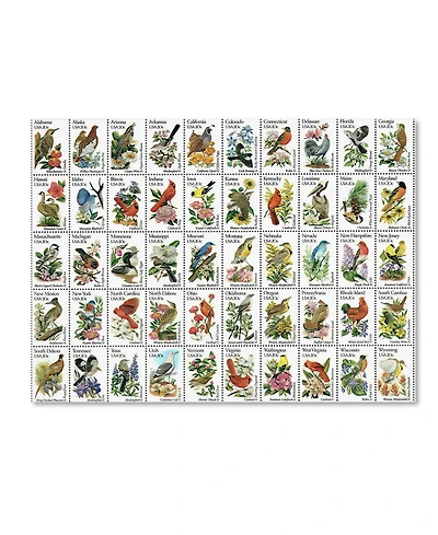 Vintage Apple Collection '50 Birds' Canvas Art - 14" x 19"