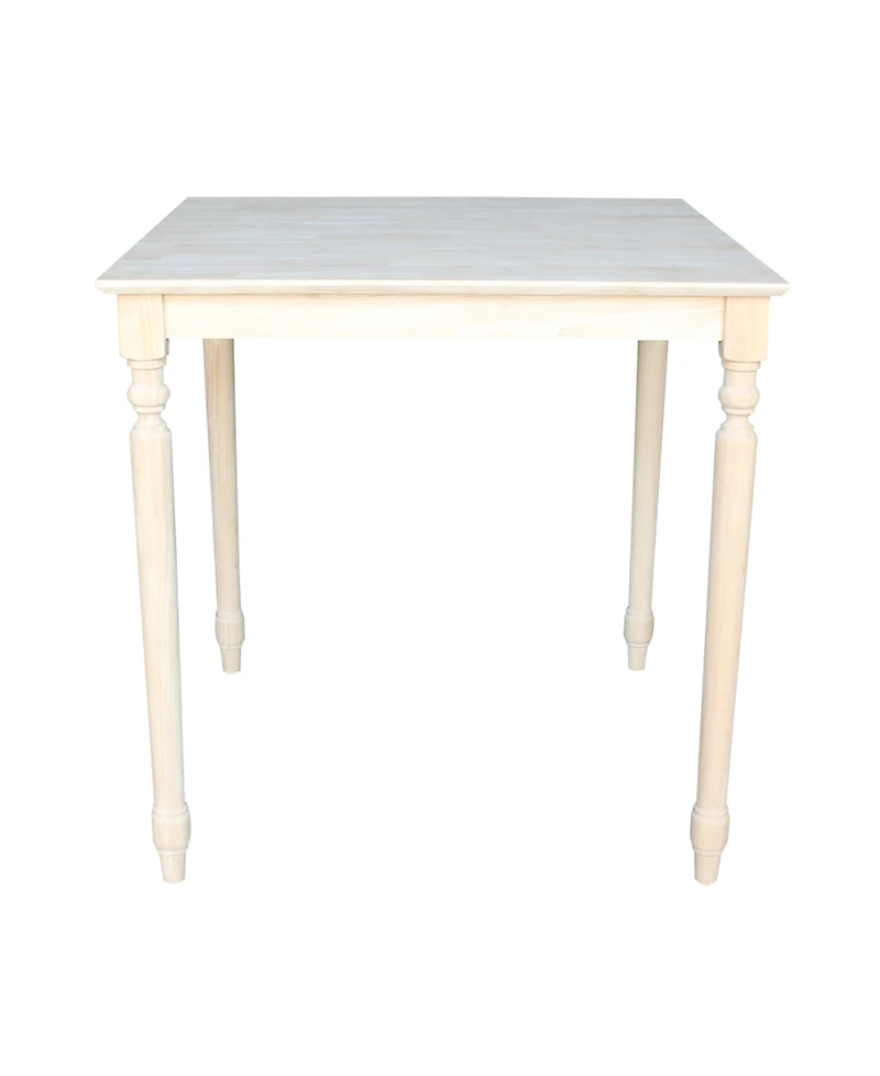 International Concepts Solid Wood Top Table