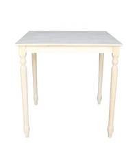International Concepts Solid Wood Top Table