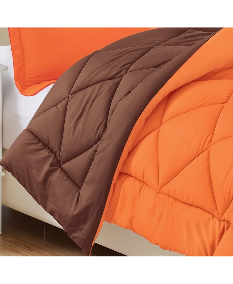 Elegant Comfort Reversible Down Alternative Pc. Comforter Sets
