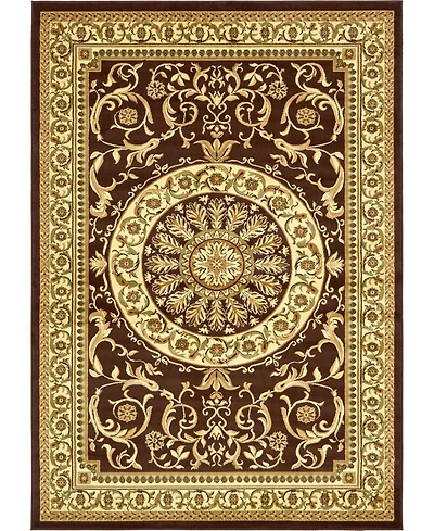 Bayshore Home Belvoir Blv2 Brown 8' x 11' Area Rug