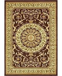 Bayshore Home Belvoir Blv2 Brown 8' x 11' Area Rug