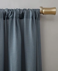 Amalfi Linen Blend Textured Semi-Sheer Rod Pocket Curtain Panel