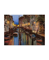 Guido Borelli 'Venezia All Alba' Canvas Art - 24" x 32"