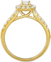 Diamond Halo Bridal Set (1 ct. t.w.) in 14k White