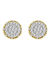 Men's Diamond (1/4 ct.t.w.) Earring Set in 10k Yellow Gold