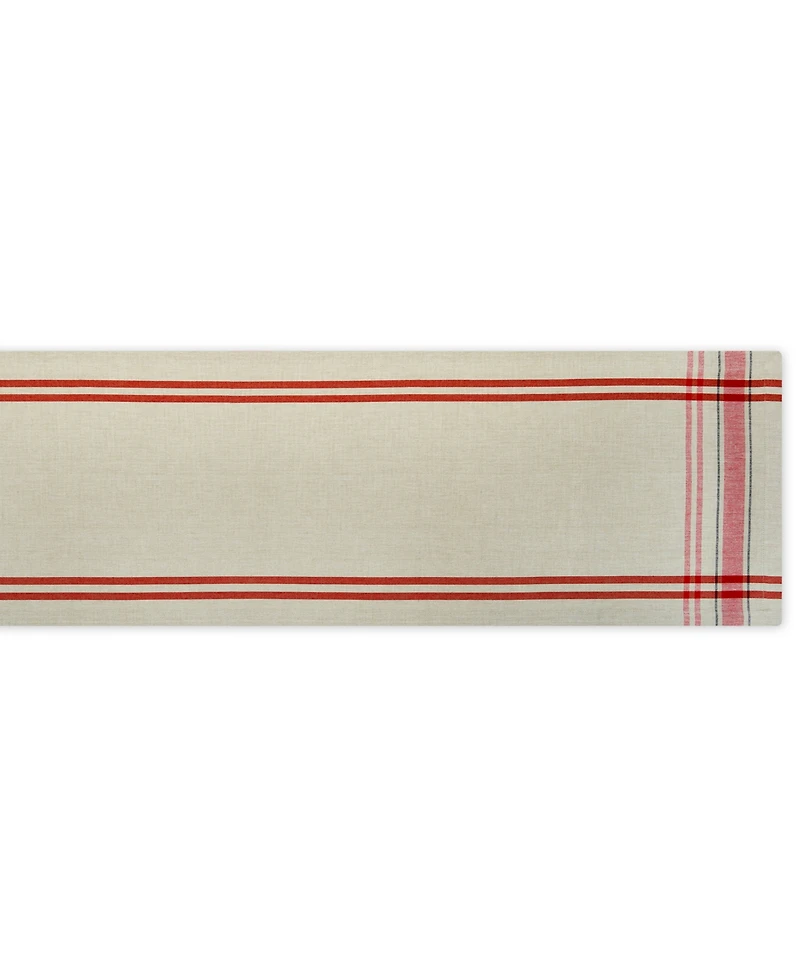 Chambray French Stripe Table Runner 14" x 72"