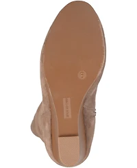 Journee Collection Women's Haze Rouched Knee High Wedge Boots