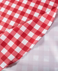 Check Outdoor Tablecloth with Zipper 60" x 84"
