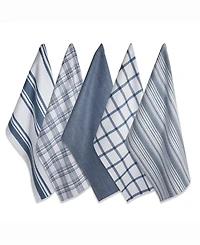 Assorted Stone Woven Dishtowel, Set of 5