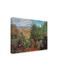 Masters Collection 'Corner Of The Garden At Montgeron' Canvas Art - 47" x 35"