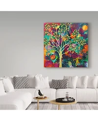Vicki Mcardle Art 'I Turn To Nature' Canvas Art - 24" x 24"